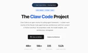 Claw Code Launches Open-Source AI Coding Agent Framework, Rapidly Gaining Traction